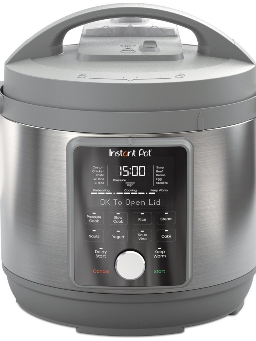 Instant Pot Duo Crisp + Air Fryer 9-in-1 Stainless Steel Pressure Cooker